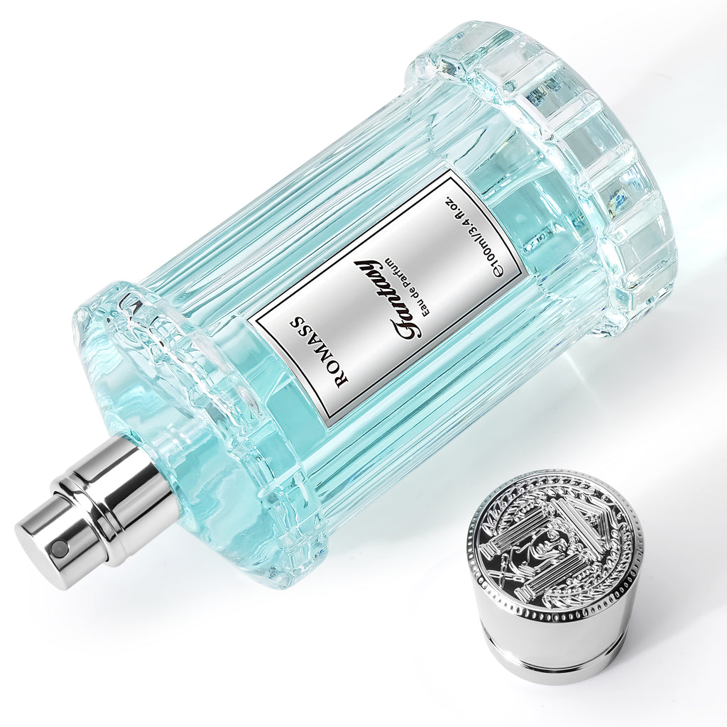 ROMASS Fantasy Unisex Eau de Parfum 100ml with Exotic Floral Woody Amber Fragrance Orange Blossom Jasmine Rose Vanilla Cedar