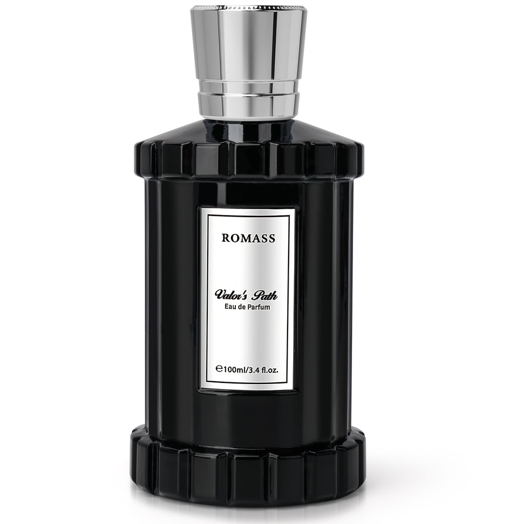 ROMASS Valor's Path Eau de Parfum Spray for Men & Women 3.4oz/100ml with Citrus Orange Blossom Lemon Lavender Vetiver Cedar & Amber Fragrance Unisex