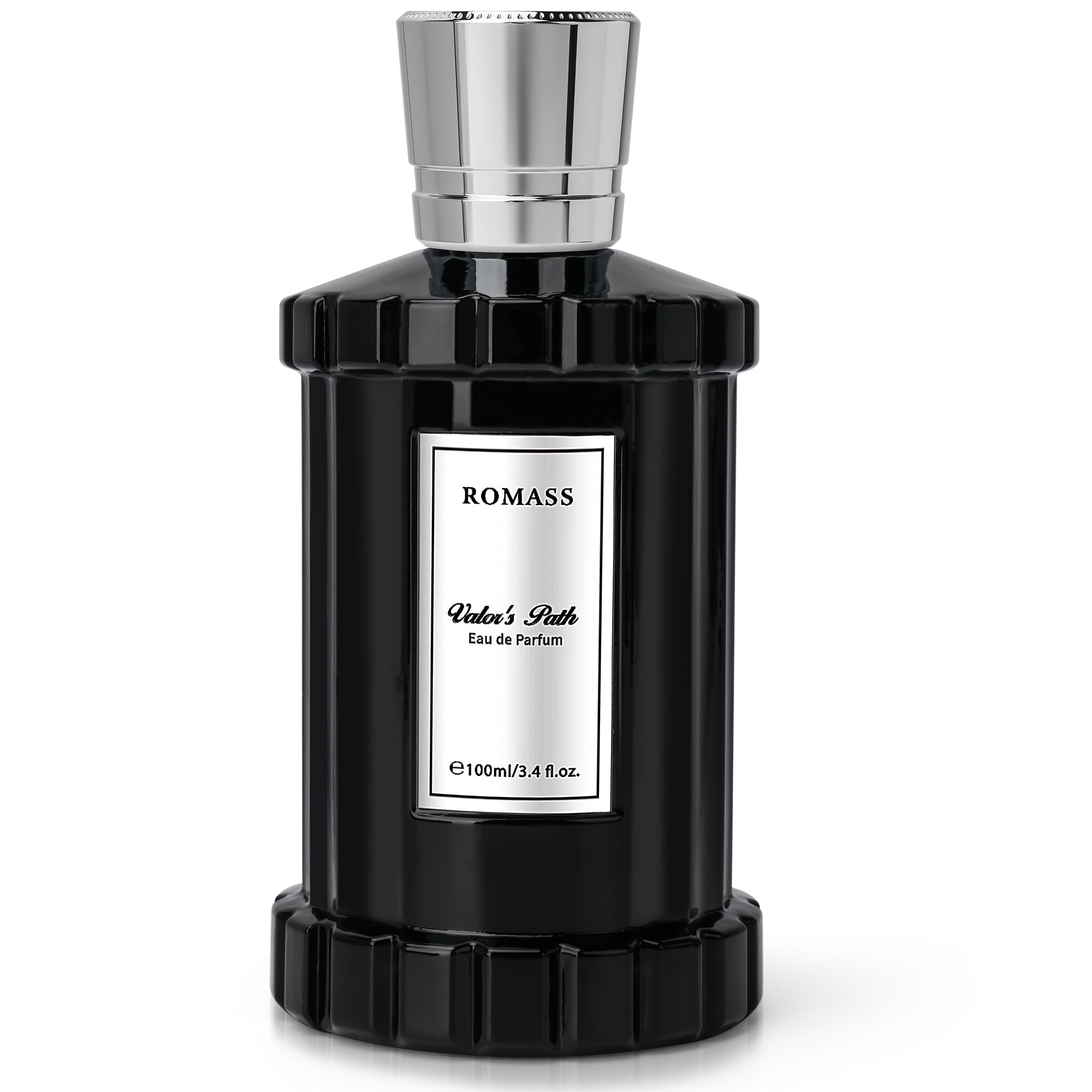 ROMASS Valor's Path Eau de Parfum Spray for Men & Women 3.4oz/100ml with Citrus Orange Blossom Lemon Lavender Vetiver Cedar & Amber Fragrance Unisex