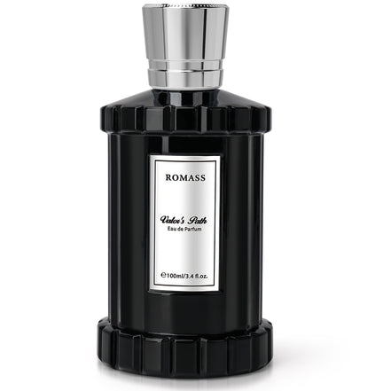 ROMASS Valor's Path Eau de Parfum Spray for Men & Women 3.4oz/100ml with Citrus Orange Blossom Lemon Lavender Vetiver Cedar & Amber Fragrance Unisex