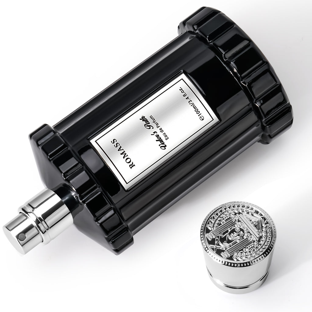 ROMASS Valor's Path Eau de Parfum Spray for Men & Women 3.4oz/100ml with Citrus Orange Blossom Lemon Lavender Vetiver Cedar & Amber Fragrance Unisex