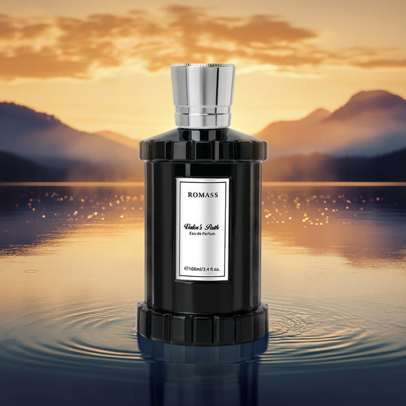 ROMASS Valor's Path Eau de Parfum Spray for Men & Women 3.4oz/100ml with Citrus Orange Blossom Lemon Lavender Vetiver Cedar & Amber Fragrance Unisex