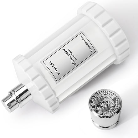 Romass Silver Mist Eau de Parfum Spray for Men & Women with Orange Blossom, Lemon, Bergamot, Blackcurrant, Rose, Musk & Cedar - 3.4oz/100ml