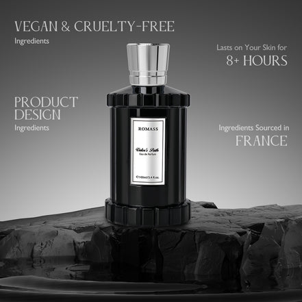 ROMASS Valor's Path Eau de Parfum Spray for Men & Women 3.4oz/100ml with Citrus Orange Blossom Lemon Lavender Vetiver Cedar & Amber Fragrance Unisex